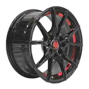 Ingiro Wheel - Set 4 Llantas 14X5.5 4X100/4X114 Et35 Veneno B-Uc-Red