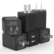 thumbnail image 1 of Cargador de pared USB iGenJun de 2,4 A con doble puerto USB, paquete de 6 unidades, negro, 1 of 8