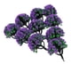 thumbnail image 4 of 10 Piezas De Paisaje De Ferrocarril, Modelo De Paisaje, árboles Con Flores, Color Morado, 4 of 5