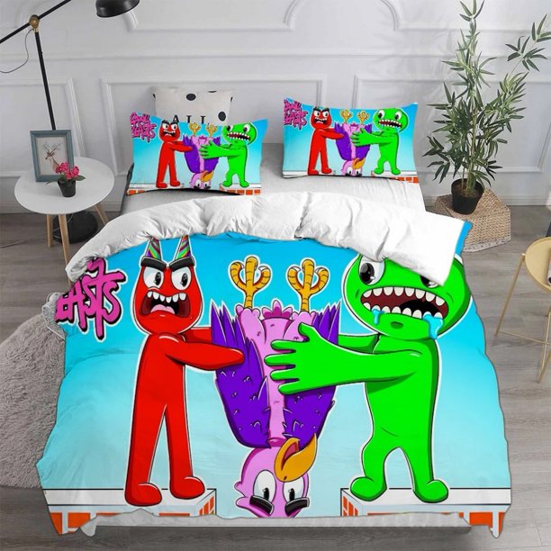 Garten of Banban Bedding Set,s Banban Duvet Cover Sets,Game Quilt Cover Pillowcases Single For Kids Bed Sheets