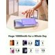 thumbnail image 3 of Power Bank miisso 10000 mAh con cable integrado - Morado, 3 of 8
