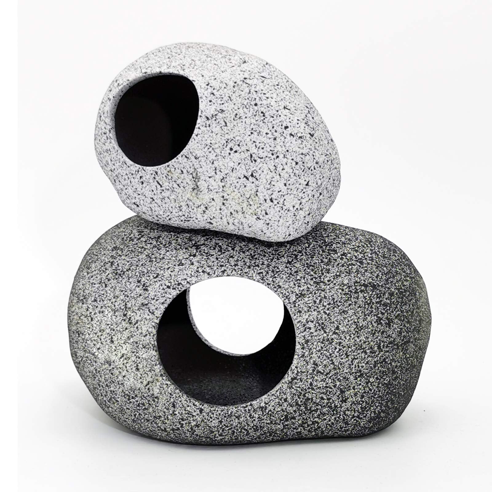 Cueva apilable de decoración de roca para acuario JIH 15x7x8 cm