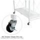 thumbnail image 3 of Estante Plegable Multiuso Metal 4 Niveles Ruedas Blanco, 3 of 3