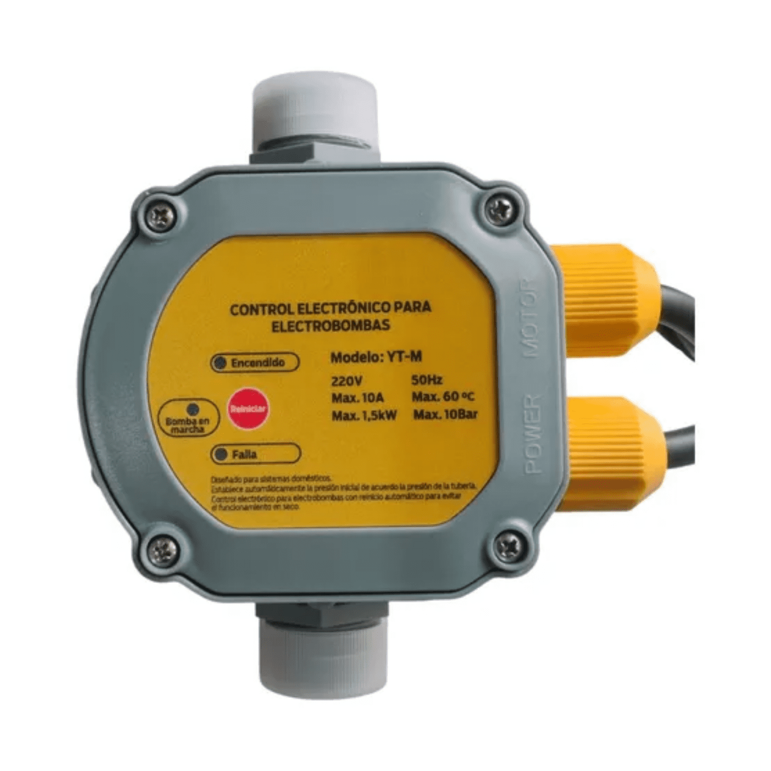 Fym - Controlador Electrónico De Presión Bomba De Agua Hasta 2hp