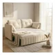 thumbnail image 1 of Sofa Cama 140cm Tela Tecnica Base Fierro Con Almacenamiento Beige Liso, 1 of 8