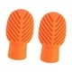 thumbnail image 2 of Set de 2 protectores para baquetas de tambor, accesorios silenciosos de percusión , Naranja, 2 of 5