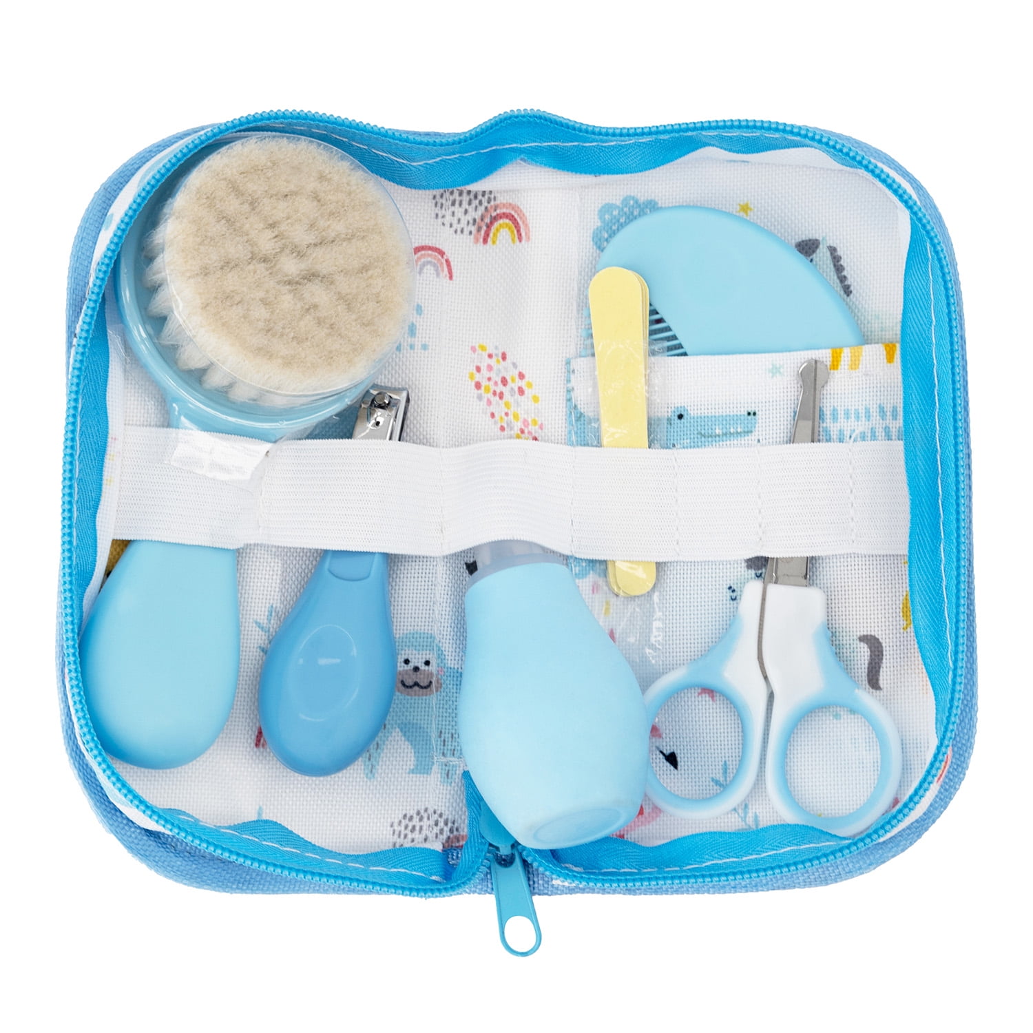 Bebesit - Set Higiene Cuidados Bebe Recién Nacido Celeste