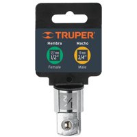 Truper - Adaptador Para Chicharra Cuadrante 1/2"" A 3/4""