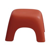 Magideal - Taburete Sencillo, Redondo Y Cómodo Para El Hogar, Decoración, Silla Portátil Ligera Para Niños Para Muebles De Interior , Rojo