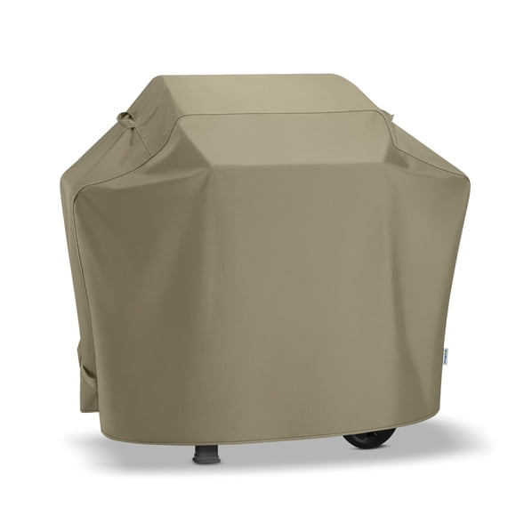 Cubierta para parrilla SunPatio para exterior 122 x 51 x 102 cm, color taupe