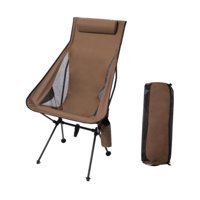 Ioensy - Silla Plegable Estable Y Transpirable Para Acampar, Para Pícnic, Mochileros, Exteriores, Café