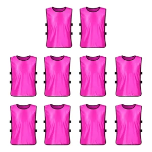 Linea Sport - Pack X10 Chalecos Deportivo Petos Multiuso Para Niños Futbol