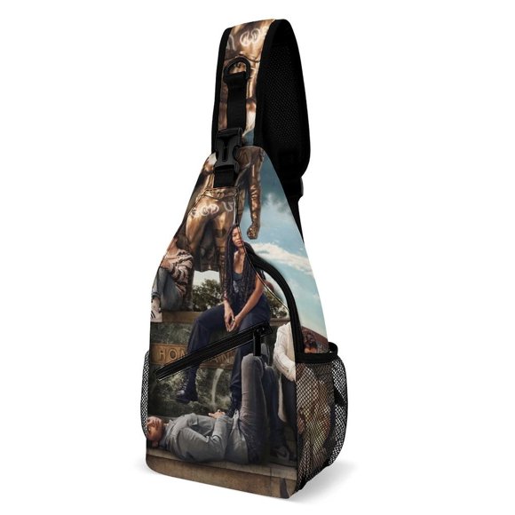 Gen V Riñonera Bandolera con Estampado Integral para Hombres y Mujeres,