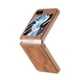 thumbnail image 3 of Magnetic Slim Case for Samsung Galaxy Z Flip 5 with Camera Guard & Anti-Scratch Back Brown, 3 of 5