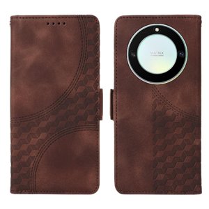 Carcasa Foxdock Honor X9A 5G De Cuero Pu, Diseño Acolchado Clásico, Protección Contra Caídas Y Rayones