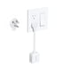 thumbnail image 1 of Extensor de enchufe TROND Flat con cable de 15 cm, 3 vías, blanco, 1 of 7