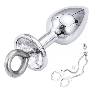 Dym - Esposas De Metal Con Plug Anal Sexy