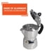 thumbnail image 3 of Cafetera Espresso Stovetop Imusa para 3 tazas, plateada, con pomo en forma de corazón, 3 of 8