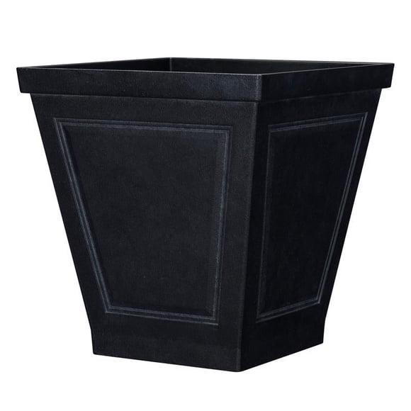 Maceta L&G Solutions New England de 42,42 cm de alto x 40,64 cm de profundidad, color negro