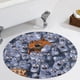 thumbnail image 5 of Alfombra Redonda de Felpa Coral Desmarcar Grizzy y los Lemmings 60cm, 5 of 6