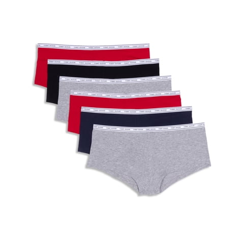 Pantalones Cortos De Algodón Tommy Hilfiger Para Mujer, Paquete De 6