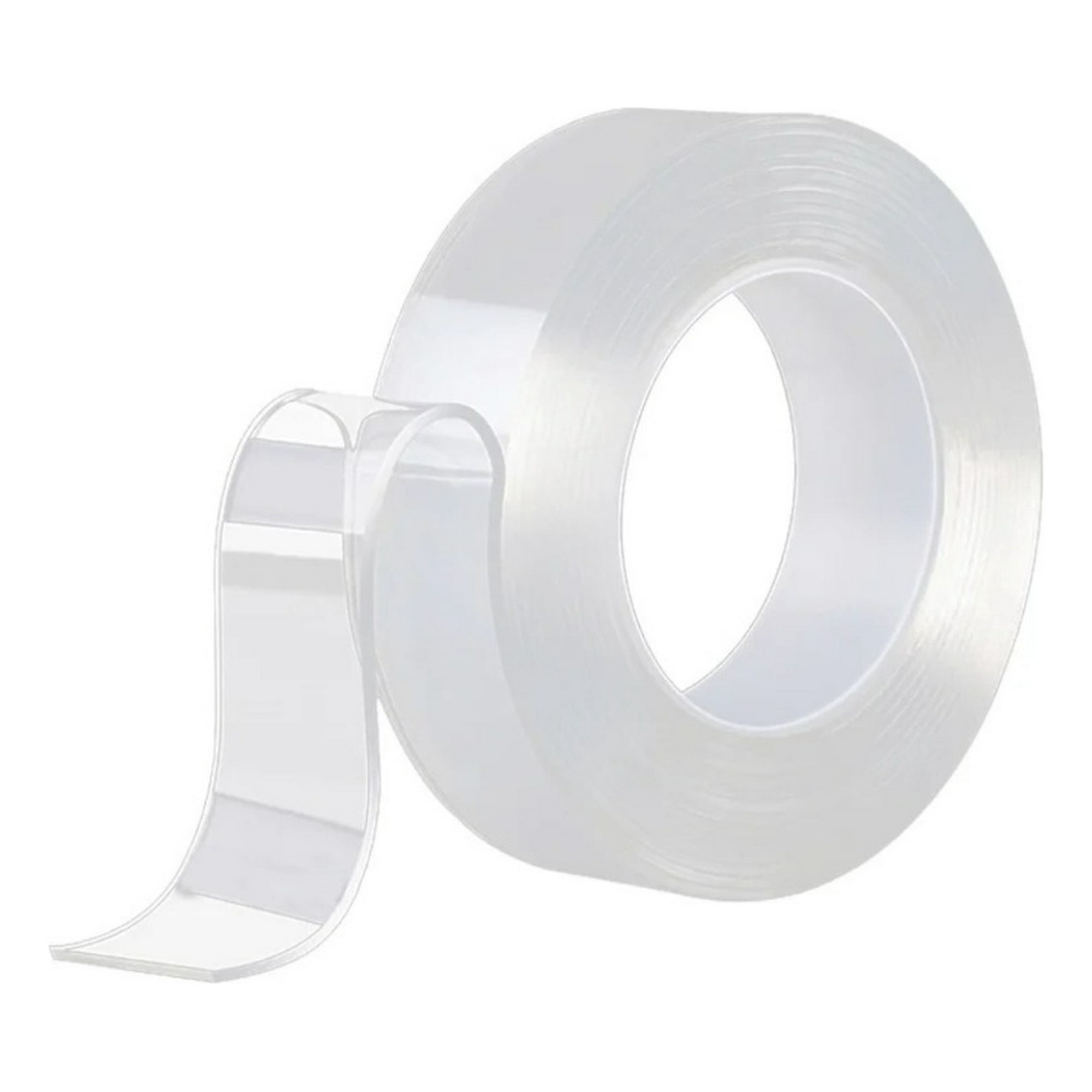 Genérico - Set 3 Cinta Adhesiva Gel Doble Cara Multiusos 24mm Jhn