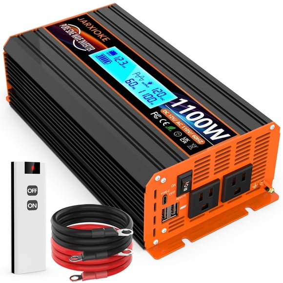 Inversor De Corriente 1100 W 12 V A 110 V Con Control Remoto
