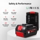 thumbnail image 5 of Nuevo GSR BAT618 BAT610 para Bos*ch Professional 18V 5.0AH Li-ion 2x Reemplazo de Batería con LED para Bos*ch Quick Charger 14.4V-18V, 5 of 6
