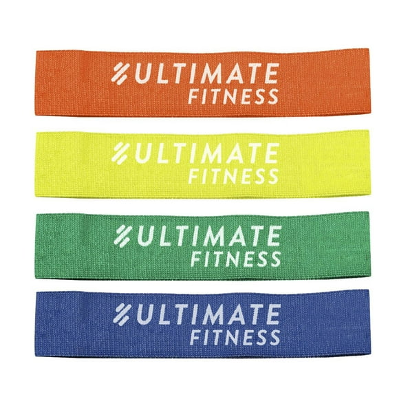 Pack 4 Bandas Elásticas de Resistencia Loop circulares Pro – Hip Loop Glute