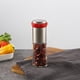 thumbnail image 3 of Molino de pimienta de chili, Molinos de especias manuales con manija para comino caliente, sal marina o pimienta, Cuerpo de vidrio recargable de cocinero profesional, Capacidad pequeña de 3, 3 of 3