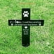 thumbnail image 1 of 1pc Pet Acrylic Memorial Garden Stake For Cats And Dogs, Dog Memorial Grave Marker Cross, 1 of 2