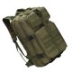 thumbnail image 3 of Mochila exterior impermeable multibolsillos mochila grande verde del ejército, 3 of 5