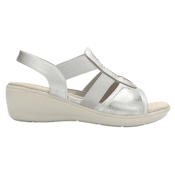 Sandalia Mujer Chalada Lupe-4 Plateado Casual
