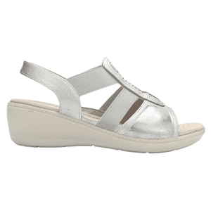 Sandalia Mujer Chalada Lupe-4 Plateado Casual
