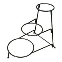 Bothyi - Soporte De Plato Soporte De Exhibición De Plato Soporte De Plato 3 Capas Para Plato De Fruta Redondo