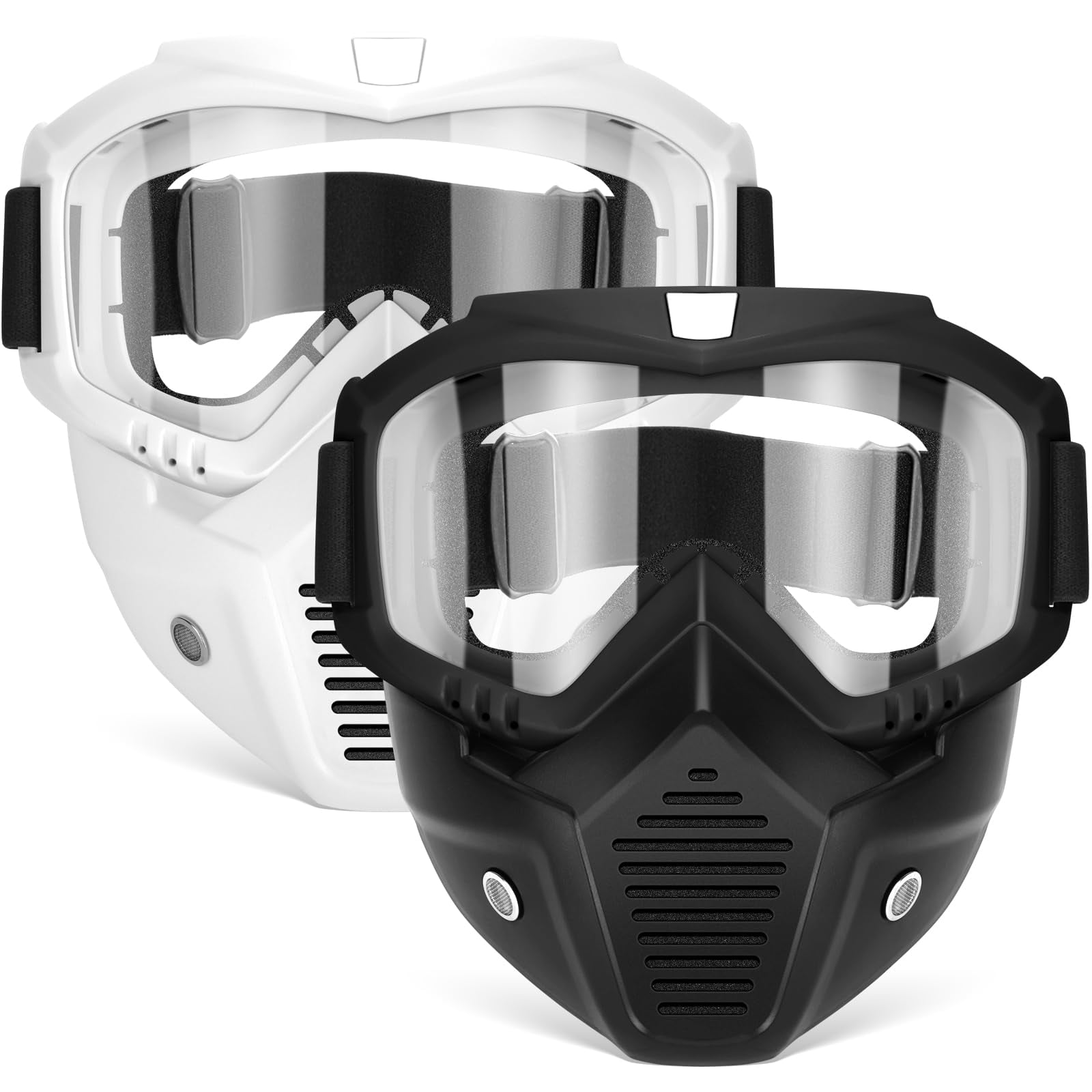 Pokonboy - Máscara Táctica Con Gafas Compatibles Con Nerf Rival