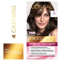 Coloración Cabello Castaño 4 1 Un Excellence