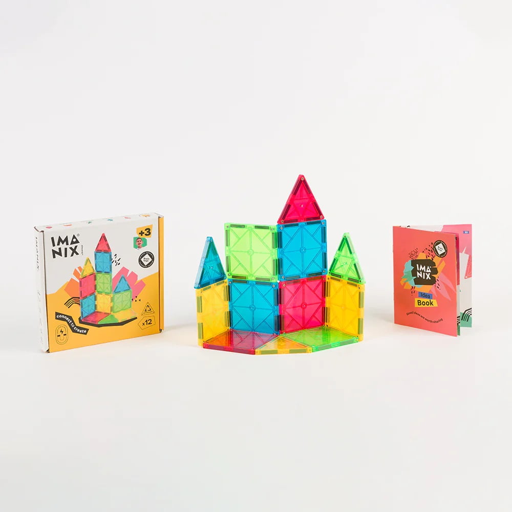 Imanix Juego De Construcción Magnético 12 Piezas