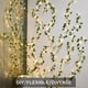 thumbnail image 3 of Guirnalda de luces LED tipo cortina, luces de ratán decorativas para patio al aire libre con forma de enredadera en cascada, 3 of 5
