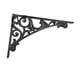 thumbnail image 3 of Soporte de estante, soporte de pared, soporte de ángulo, soporte de estante, fijación de pared con diseño nostálgico para una encantadora decoración d Negro, 3 of 5