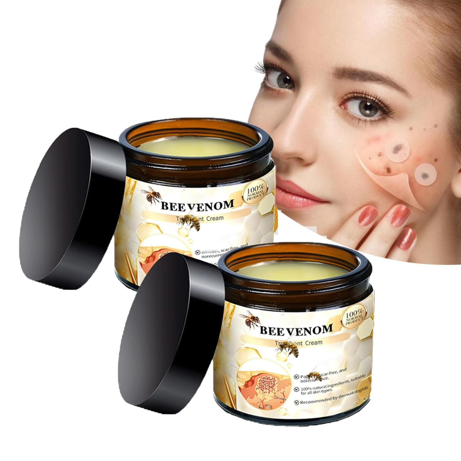Crema De Veneno De Abeja Iekufes New Professional 120 Ml Para Todo El Cuerpo