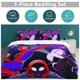 thumbnail image 5 of Into The Spider-Verse Family Bed 3 Piece Set Personalized Bedding Decor for Kids And Teens Anime Student Dormitory Cover, 5 of 5