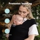 thumbnail image 4 of Portabebés CuddleBug Cuddlebug Baby Wrap negro 3.2-15.9 kg, 4 of 7