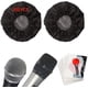 thumbnail image 1 of 200 fundas desechables para micrófono, de tela no tejida, para karaoke, conferencias de prensa, salas de grabación y cualquier entorno compartido., 1 of 7