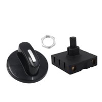 Magideal - -Interruptor Giratorio, Interruptor Selector De 3 Velocidades Y 4 Posiciones Partes Del Control De Velocidad , Estilo A