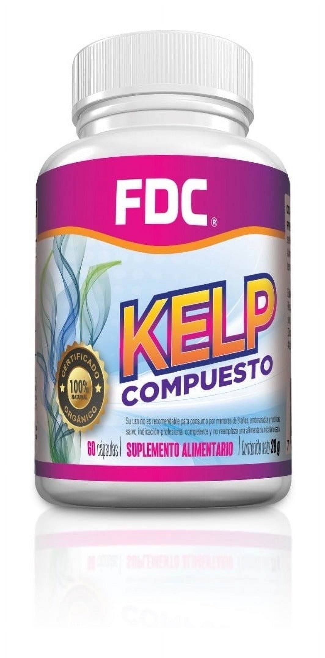 Fdc - Adelgazante - Kelp X 60 Capsulas .