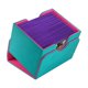 thumbnail image 4 of Caja de almacenamiento de tarjetas Gamegenic Sidekick 100+ XL, color verde azulado/rosa, 4 of 6