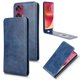 thumbnail image 3 of Funda tipo folio para MOTO Edge 50 Fusion 5G con soporte magnético y protección para la cámara Azul, 3 of 6