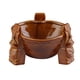 thumbnail image 1 of Cuenco De Cerámica Para Ponchar, Diseño De Tres Patas, Tazas Tiki, Taza Para Beber Para Bar, Hogar, Marrón, 1 of 5