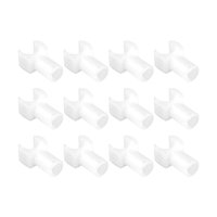 Magideal - 12 Piezas De Repuesto Para Bloques De Soporte De Silla De Ruedas Universales De Alto Rendimiento Largo Blanco